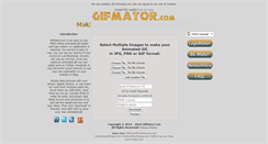 Desktop Screenshot of gifmator.com