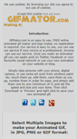 Mobile Screenshot of gifmator.com