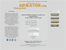 Tablet Screenshot of gifmator.com